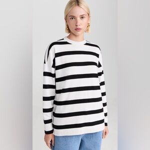 AYR Early Mornings Tee in Magpie Stripe